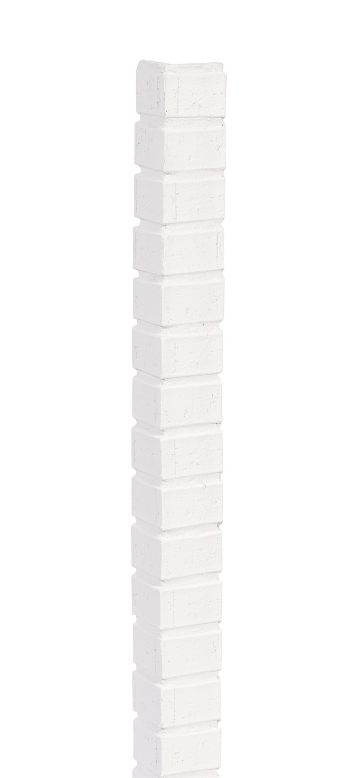 Brick Contemporary Corner White